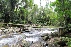 pano 40 megapixel - ponte em cima da cachoeira Sertão do Taquari, Paraty